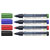 Schneider Schreibgeräte 129094 Maxx 290 Whiteboard Markers 4-Pack Assorted Case