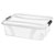 Siena HOME R07910 Anzio Storage Box Lid Transparent 7L 385x111x254mm 4pc
