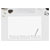 Sigel H6301 Desk pad White (W x H) 59.50 cm x 41 cm