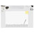Sigel H6490 Desk pad White, Yellow (W x H) 59.50 cm x 41 cm