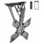 SpeaKa Professional SP-10125216 Motorised TV Ceiling Mount 23-55
