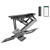 SpeaKa Professional SP-10125216 Motorised TV Ceiling Mount 23-55