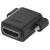 SpeaKa Professional SP-12883616 HDMI Adapter Socket to Socket Black Screwable
