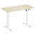 SpeaKa Professional SP-13497420 Electric Sit-Stand Desk 120x60cm WhiteLight Wood