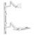 SpeaKa Professional SP-13776144 Monitor Wall Mount 17-49in White Height-Adj.