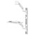 SpeaKa Professional SP-13776144 Monitor Wall Mount 17-49in White Height-Adj.