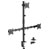 SpeaKa Professional SP-13776148 Triple Monitor Mount 17-32 Adjustable Black