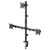 SpeaKa Professional SP-13776148 Triple Monitor Mount 17-32 Adjustable Black