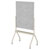 SpeaKa Professional SP-14124296 Magnetic Glass Whiteboard 907x1107mm White Grey