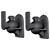SpeaKa Professional SP-5369944 Speaker Wall Mount Tilt/Swivel Black 1 Pair