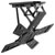 SpeaKa Professional SP-5756712 Motorized TV Ceiling Mount 23-55 Tiltable Black