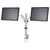 SpeaKa Professional SP-5986112 Dual Monitor Desk Mount 13-27 inch Adjustable