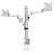 SpeaKa Professional SP-5986112 Dual Monitor Desk Mount 13-27 inch Adjustable
