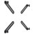 SpeaKa Professional SP-5986120 VESA Adapter Kit for Non-VESA Monitors Black