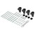 SpeaKa Professional SP-5986120 VESA Adapter Kit for Non-VESA Monitors Black