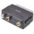 SpeaKa Professional SP-7870668 SCART to 3x RCA Adapter (Phono) Output Black
