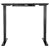 SpeaKa Professional SP-9414648 Electric Sit-Stand Desk Frame 62-128 cm Black
