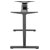 SpeaKa Professional SP-9414648 Electric Sit-Stand Desk Frame 62-128 cm Black
