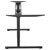 SpeaKa Professional SP-9414652 Electric Sit-Stand Desk Frame Black 620-1280mm