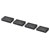 SpeaKa Professional SP-9477144 HDMI Extender via RJ45 1x4 Splitter 4K 50m Set