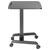 SpeaKa Professional SP-9957420 Electric Sit-Stand Desk 800x600mm 78-128cm Black