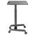 SpeaKa Professional SP-9957420 Electric Sit-Stand Desk 800x600mm 78-128cm Black