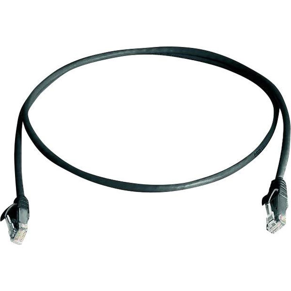 Telegartner 100008781 RJ45 Patch Cable CAT 5e U/UTP 5m Black Halog...