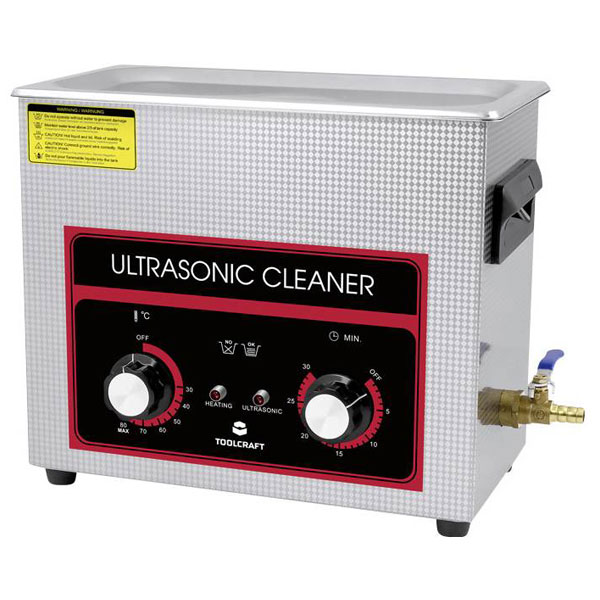 TOOLCRAFT TO-9916173 USC-650 Ultrasonic Cleaner 6.5L 180W
