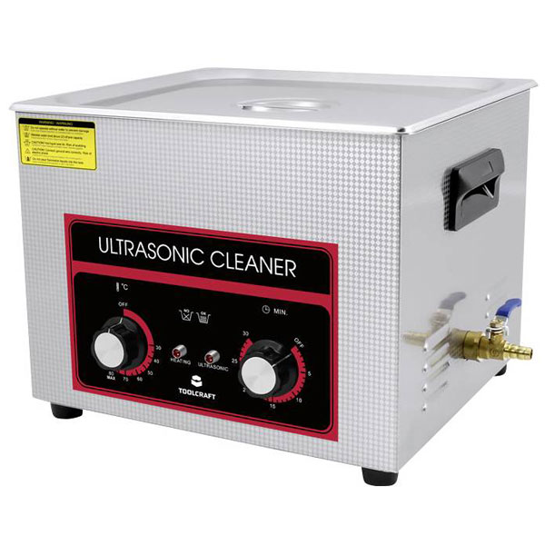 TOOLCRAFT TO-9916176 USC-1500 Ultrasonic Cleaner 15L 360W