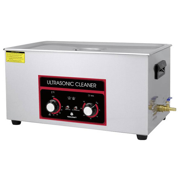 TOOLCRAFT TO-9916179 USC-2200 Ultrasonic Cleaner 22L 480W