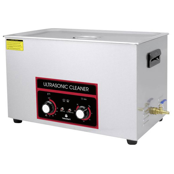 TOOLCRAFT TO-9916182 USC-3000 Ultrasonic Cleaner 30L 600W