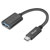 Trust 20967 USB-C to USB-A Adapter Cable USB 3.2 Gen 2 10Gbps 9cm Black