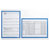 Ultradex 889007 Ad frame (magnetic) Blue (W x H) 225mm x 312mm A4