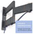 Vogel's 3838450 COMFORT TVM 3845 Full-Motion+ TV Wall Mount 55-100 55kg Black