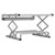 Vogel's 7020404 PPL 2040 projector ceiling mount ceiling bracket, silver
