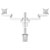 Vogel's 7122371 Monitor Desk Mount MOMO 2237 Dual 10-34 White Motion Arm