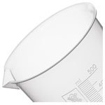 Rapid ECH0137D Beaker - Euro Design, Polypropylene, 500 x 10ml
