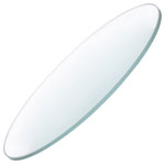 Rapid EPH0534G-CV Glass Lens, Double Convex, Dia 50mm, Focal Length 50mm