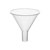 Rapid ECH0457B Funnel Powder 80mm, Polypropylene