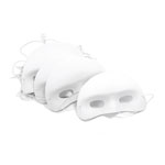 Major Brushes 7078-10 Flocked Plastic Half Facemasks Pack 10