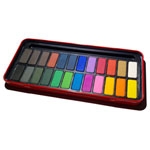 Major Brushes Z1003 24-block Watercolour Tin