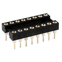 TruConnect 16 Pin 0.3in Turned Pin Socket