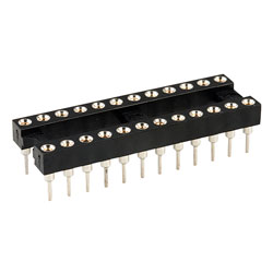 TruConnect 24 Pin 0.3in Turned Pin Socket