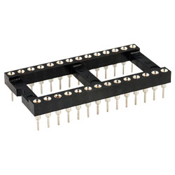 TruConnect 28 Pin 0.6in Turned Pin Socket