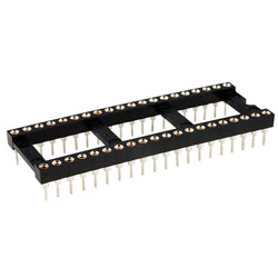 TruConnect 40 Pin 0.6in Turned Pin Socket