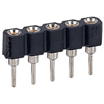 TruConnect 5 Way 2.54mm Single In Line Socket