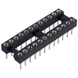 TruConnect 24 Pin 0.3in Turned Pin Socket (tube 20)