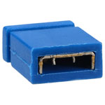 TruConnect Closed Blue 2.54mm Jumper Link (6.5mm height)