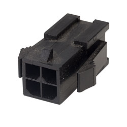 TruConnect C3030HM-2X02P, 43020-0400 4 Way Microfit Panel Plug