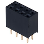 Oupiin 2044-2*04G00SB 4+4 Straight Double Row Socket